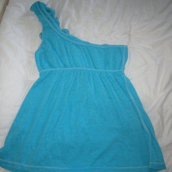 Hollister Single-Shoulder ruffled Top - Picture 6 of 7